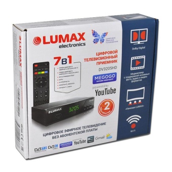 Тюнер цифровой эфирный LUMAX DV3205HD