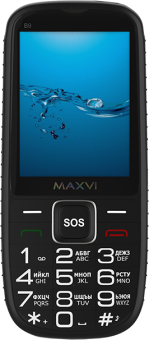 Мобильный телефон MAXVI B9 черный
