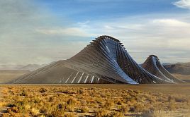 В пустыне Невады может появиться солнечная гора