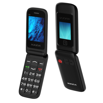 Мобильный телефон MAXVI E8 черный