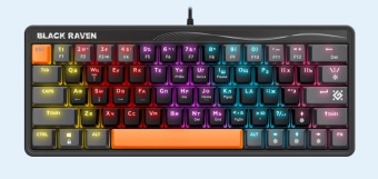 Клавиатура Defender Black Raven GK-417