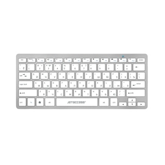 Клавиатура Jet.A Slim Line K8 BT Silver