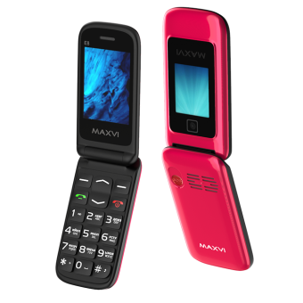 Мобильный телефон MAXVI E8 розовый