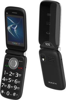 Мобильный телефон MAXVI E6 черный