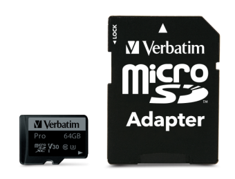 Память MicroSD Verbatim (C10) SDXC UHS (U3) + Адап. 47042