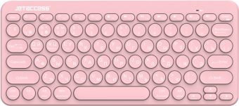 Клавиатура Jet.A SLIM LINE K12 BT розовый