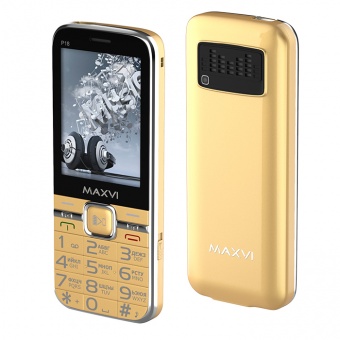 Мобильный телефон MAXVI P18 золотой