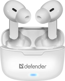 Наушники Defender Twins 903 Bluetooth TWS белый