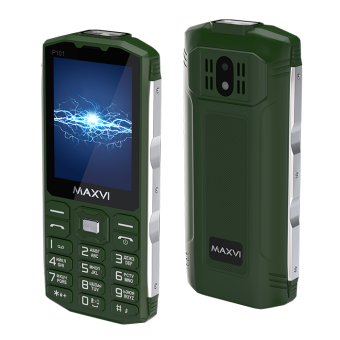 Мобильный телефон MAXVI P101 POWERBANK зеленый